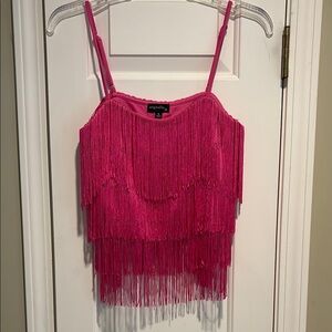 Pink crop top
